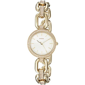 Bracelet de montre Fossil ES4125 Acier inoxydable Plaqué or